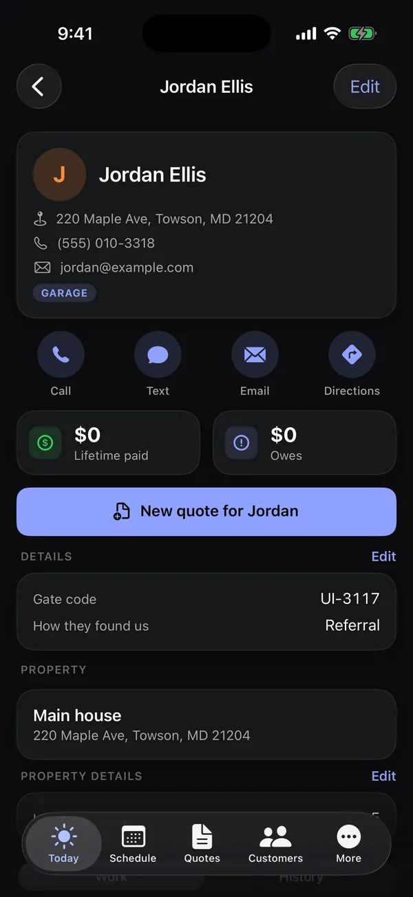 A customer