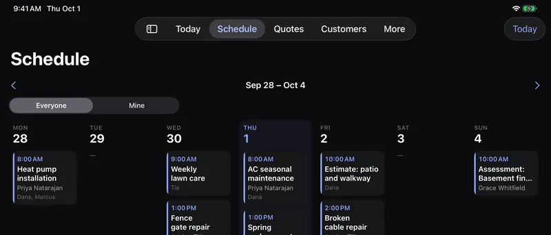 The week on iPad